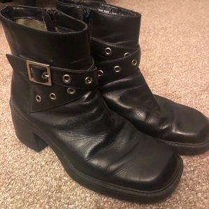 Brazil authentic leather square toe Boots